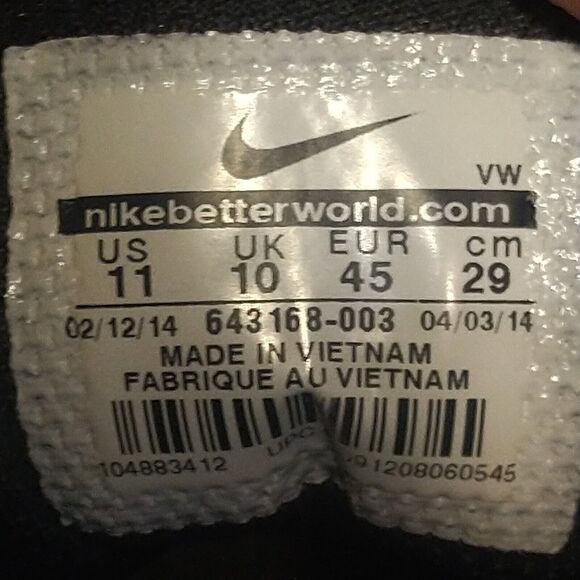 Nike Mens Air Max Overplay VIII Basketball Shoes 643168-003 Gray/Black Sz 11 - Picture 12 of 12